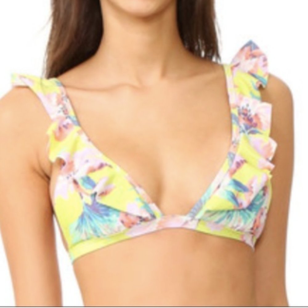 Tori Praver Cristina Floral Bikini Top & Bottom Set | XS + Small